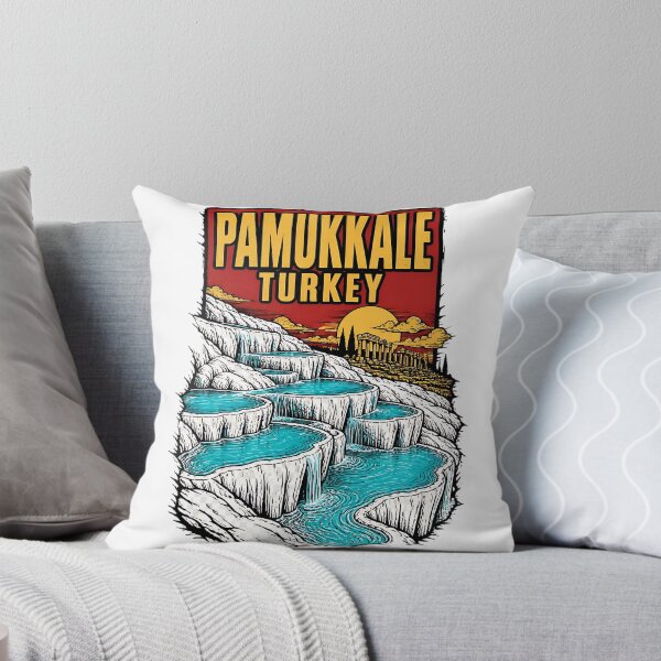 Item preview, Pamukkale Turkey Vintage Travel Tourism designed and sold by TravelersGems.