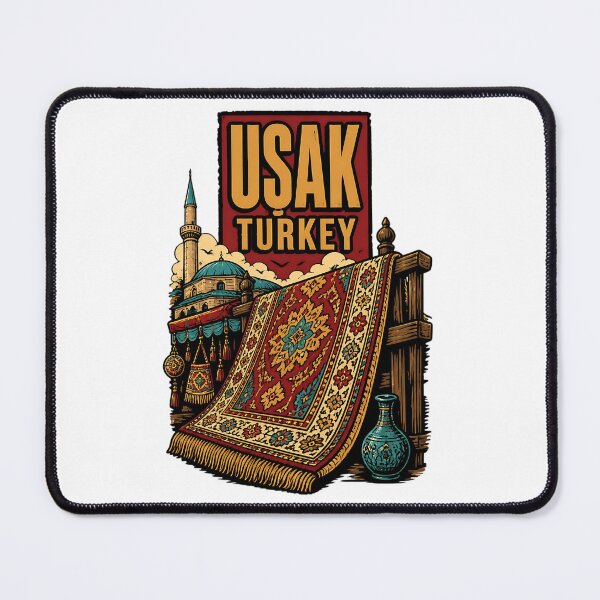 Item preview, Usak Turkey Vintage Travel Tourism designed and sold by TravelersGems.
