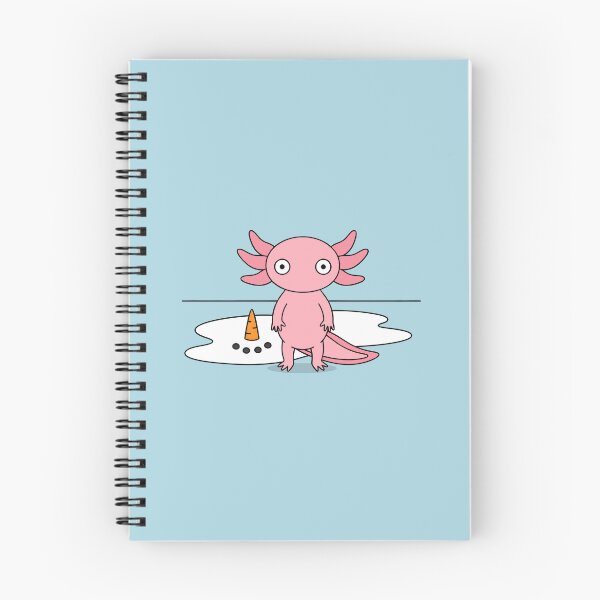 Item preview, Melted Snowman with Cute Funny Axolotl Christmas Minimalist designed and sold by bard-art.