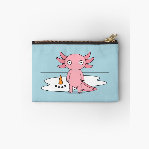 Item preview, Melted Snowman with Cute Funny Axolotl Christmas Minimalist designed and sold by bard-art.
