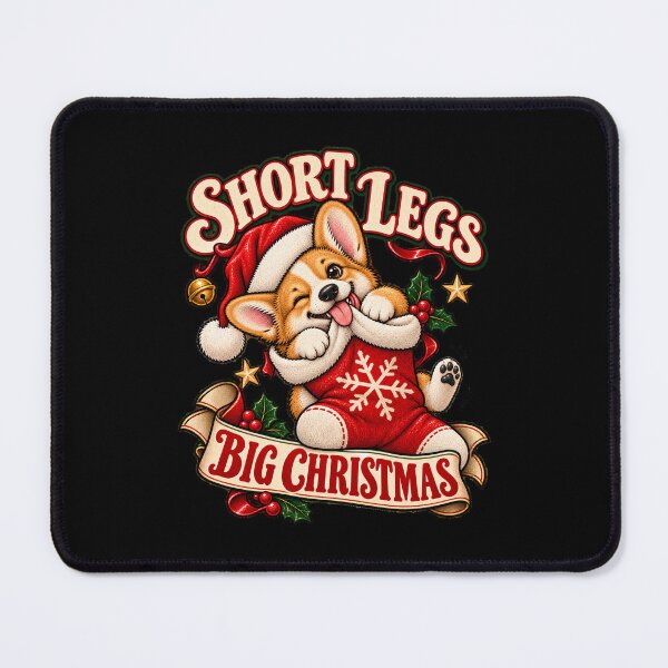 Item preview, Short Legs, Big Holiday Cheer — Christmas Corgi Illustration designed and sold by Crystal-Tree.