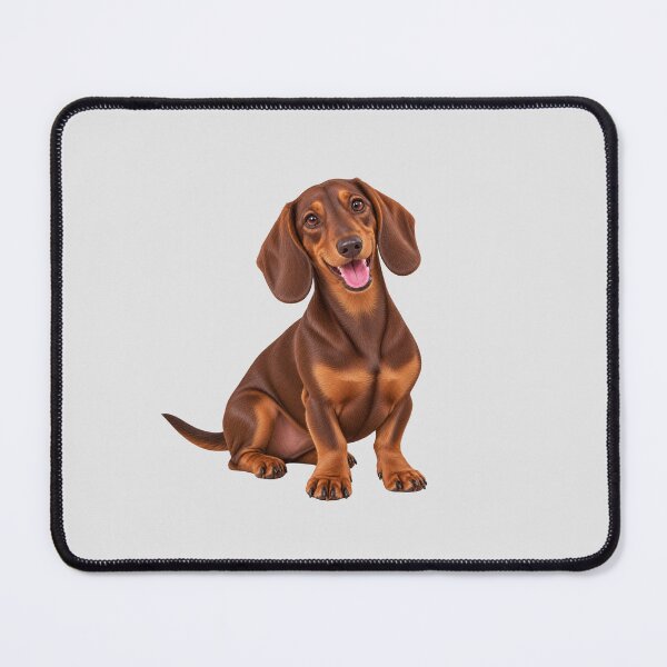 Item preview, Red and Tan Dachshund Dog designed and sold by BackgroundND.