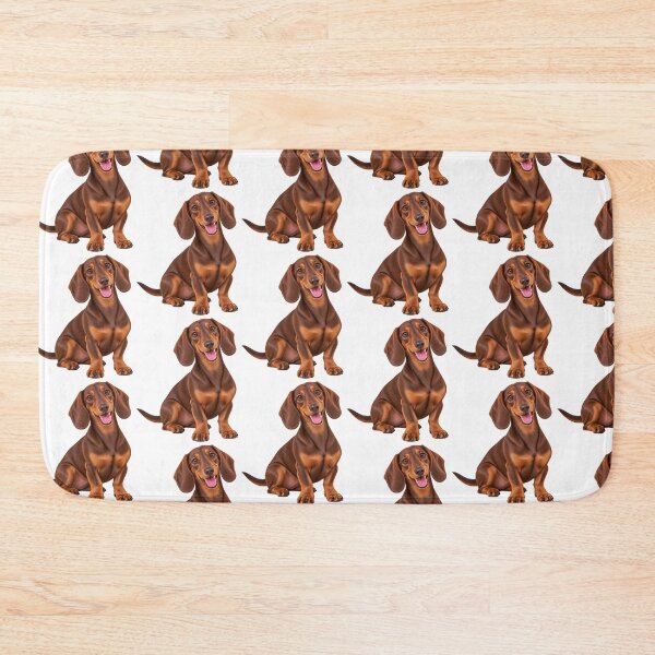 Item preview, Red and Tan Dachshund Dog designed and sold by BackgroundND.