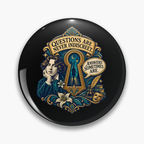 Item preview, Oscar Wilde Questions and Answers Keyhole Mystery designed and sold by Fenay Designs.