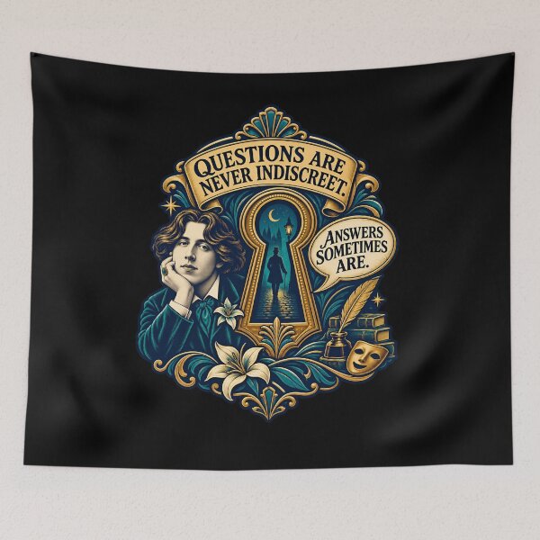 Item preview, Oscar Wilde Questions and Answers Keyhole Mystery designed and sold by Fenay Designs.