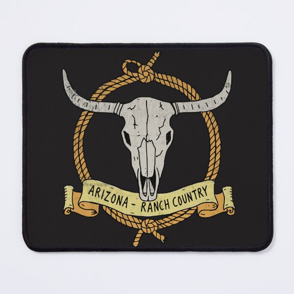 Item preview, Arizona – Ranch Country Western Skull Emblem designed and sold by Studio Bootleg.