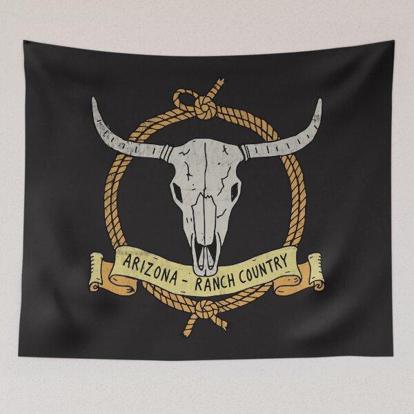 Item preview, Arizona – Ranch Country Western Skull Emblem designed and sold by Studio Bootleg.