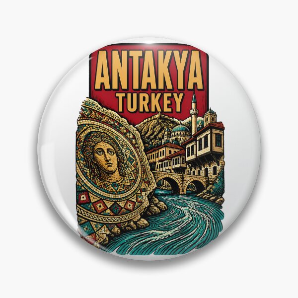 Item preview, Antakya Turkey Vintage Travel Tourism designed and sold by TravelersGems.