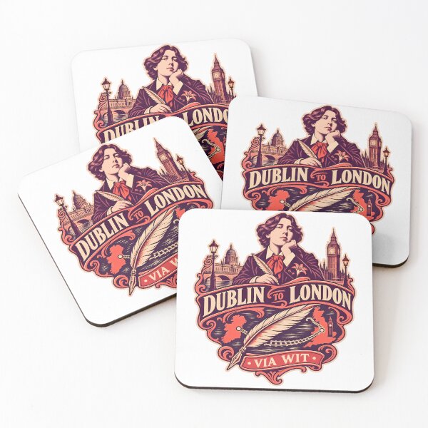Item preview, Oscar Wilde Dublin to London Via Wit Journey designed and sold by Fenay Designs.