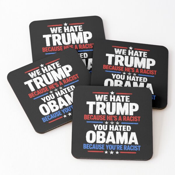 Item preview, We Hate Trump Political Protest Anti Racism Message designed and sold by Glow-Paw-Studio.