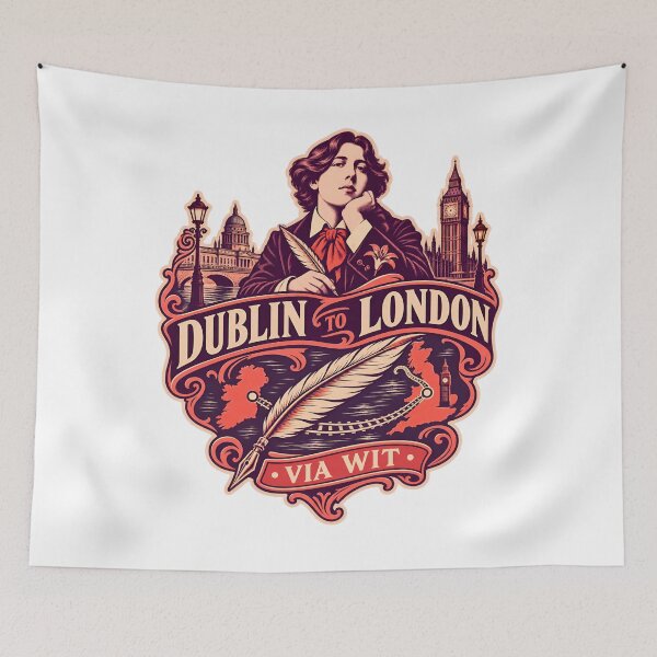 Item preview, Oscar Wilde Dublin to London Via Wit Journey designed and sold by Fenay Designs.