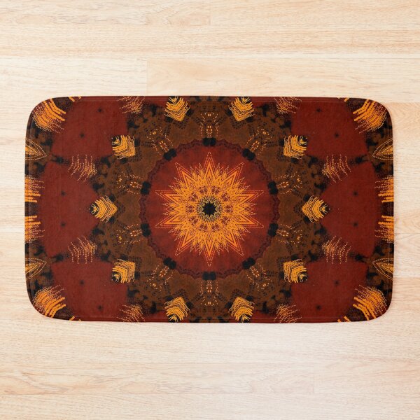 Item preview, Golden Red and Black Retro Pattern  designed and sold by SuzanaTArt.