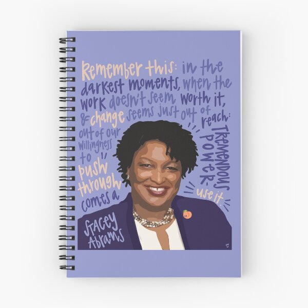 Item preview, Stacey Abrams Inspirational Portrait designed and sold by emilyvpcreates.