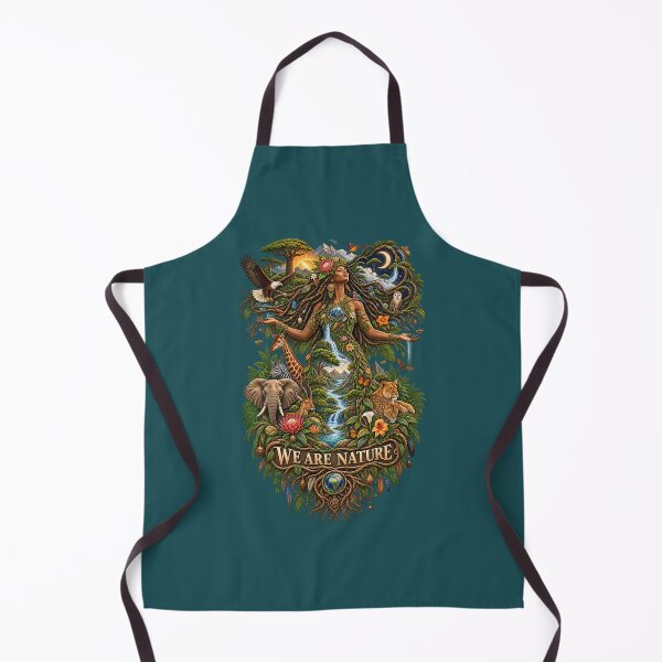 Item preview, We Are Nature | Earth Goddess Art | Sacred Unity of Life Illustration designed and sold by 'VARI'.