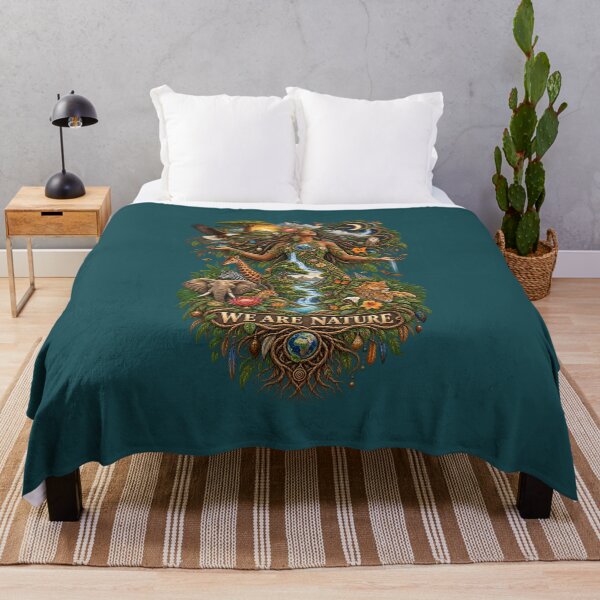 Item preview, We Are Nature | Earth Goddess Art | Sacred Unity of Life Illustration designed and sold by 'VARI'.