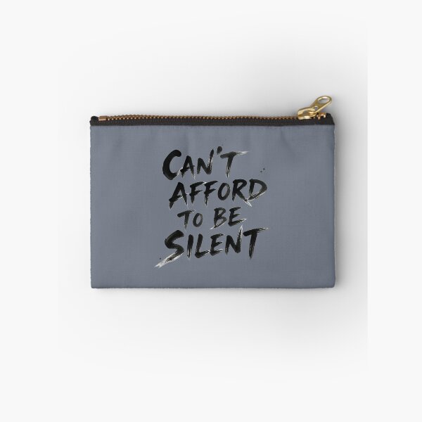 Item preview, Can't Afford to Be Silent – Speak Up Civic Activism Protest Typography designed and sold by ManggaeJM.