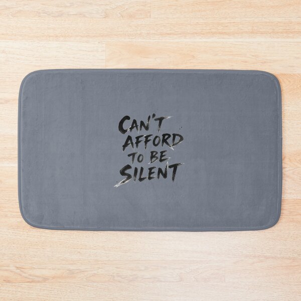 Item preview, Can't Afford to Be Silent – Speak Up Civic Activism Protest Typography designed and sold by ManggaeJM.