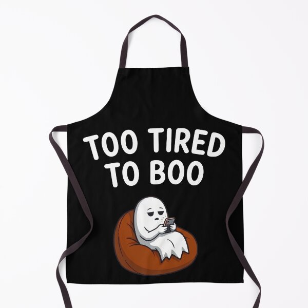 Item preview, Too Tired To Boo Funny Lazy Ghost designed and sold by BeaBuzz.