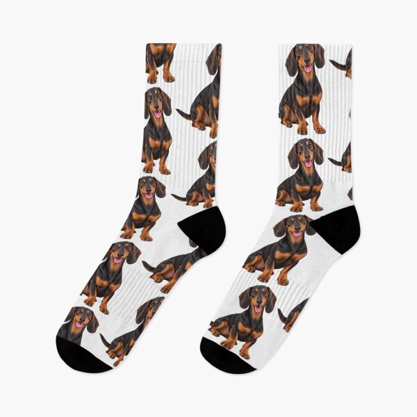 Item preview, Black and Tan Dachshund Dog designed and sold by BackgroundND.