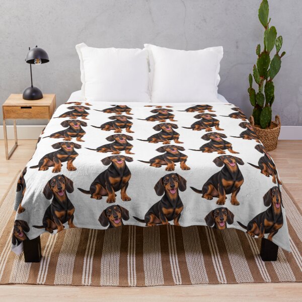 Item preview, Black and Tan Dachshund Dog designed and sold by BackgroundND.