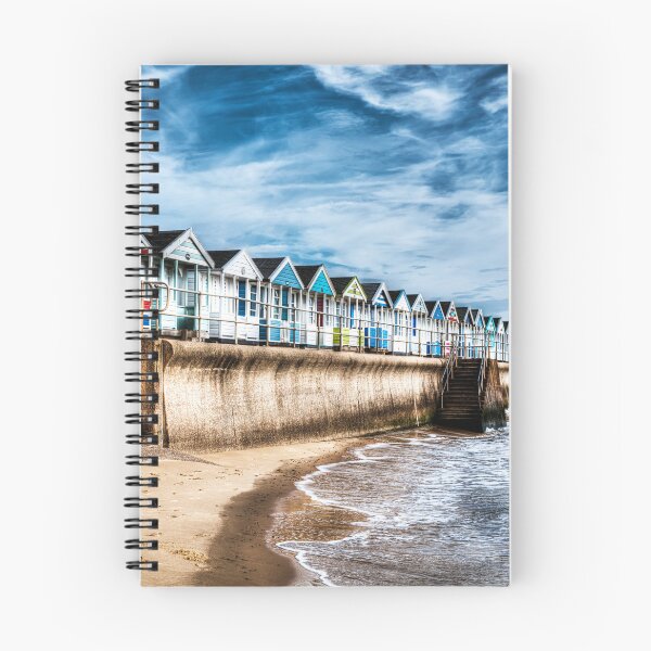 Item preview, Southwold Beach Huts and Seawall on a Moody Coastal Day designed and sold by Paul Thompson Photography.