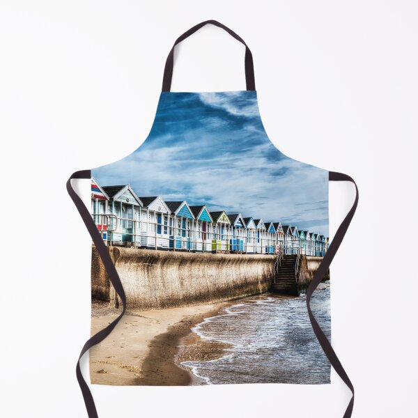 Item preview, Southwold Beach Huts and Seawall on a Moody Coastal Day designed and sold by Paul Thompson Photography.