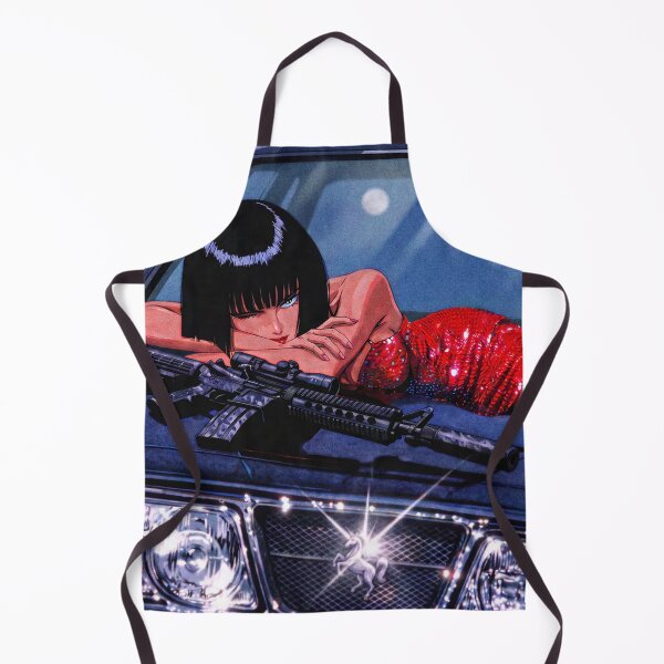 Item preview, Anime Girl with Rifle on Car designed and sold by gloriacorear.