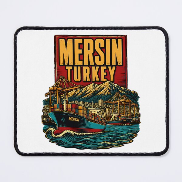 Item preview, Mersin Turkey Vintage Travel Tourism designed and sold by TravelersGems.