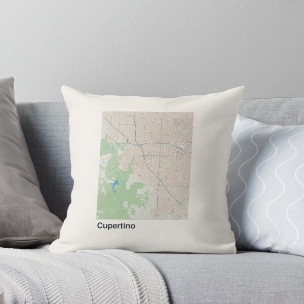 Item preview, Cupertino Minimalistic Map Art designed and sold by MapsNerd.