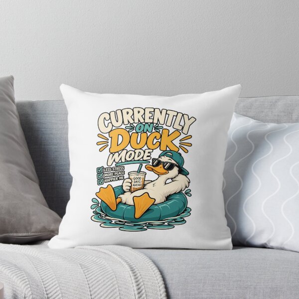 Item preview, Currently on Duck Mode Funny Duck Summer Relaxation Humor Design designed and sold by BDLuck2021.