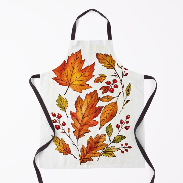 Item preview, Autumn Leaves and Berries in Watercolor | Botanical Print by TrazosDelSurArt designed and sold by TrazosDelSurArt.