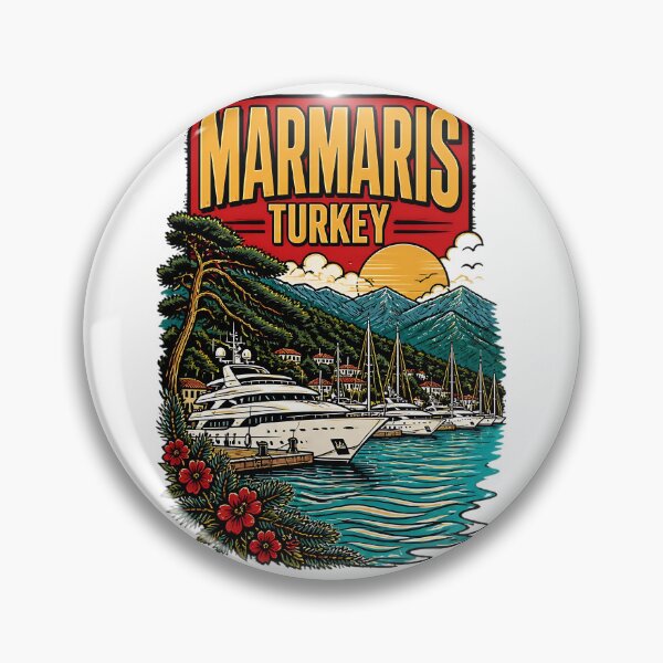 Item preview, Marmaris Turkey Vintage Travel Tourism designed and sold by TravelersGems.