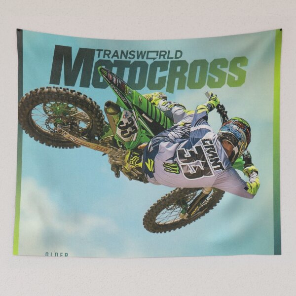 Item preview, Transworld Motocross Design Art Print Poster Wall Tee Vest  designed and sold by Cool Robot Bro..