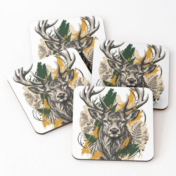 Item preview, The Majestic Stag Keeps Echoes of the Silent Forest designed and sold by TaruHonu.