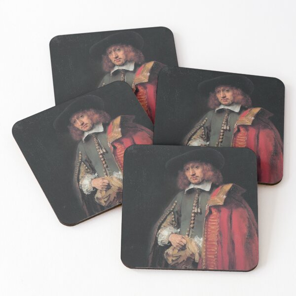 Item preview, Portrait of Jan Six by Rembrandt – Elegance and character designed and sold by Shoupay.