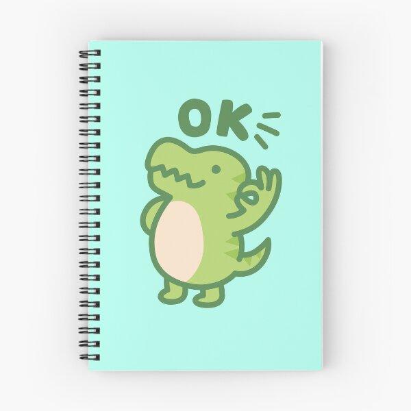Item preview, Kawaii T-Rex Funny OK Sign Cartoon For Dinosaur Lovers designed and sold by roarsomethings.