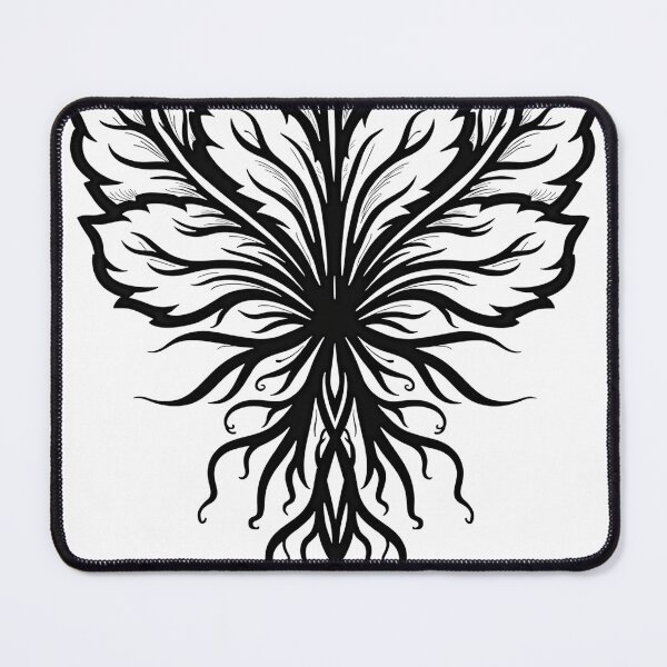 Item preview, Lettuce Leaves and Roots Mandala Tattoo Flash designed and sold by Qubivibe.