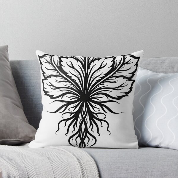 Item preview, Lettuce Leaves and Roots Mandala Tattoo Flash designed and sold by Qubivibe.
