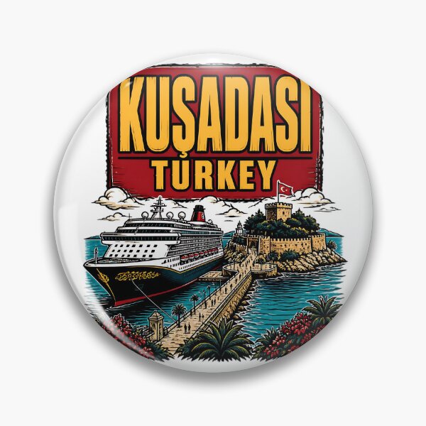 Item preview, Kusadasi Turkey Vintage Travel Tourism designed and sold by TravelersGems.