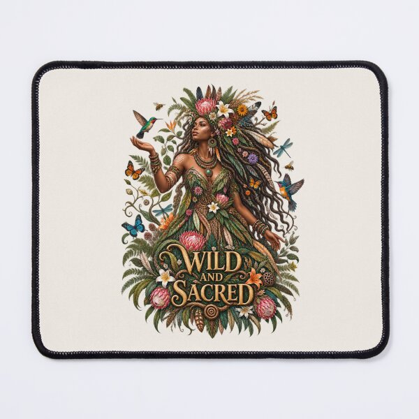 Item preview, Wild and Sacred | Mother Nature Art | Sacred Feminine Nature Illustration designed and sold by 'VARI'.