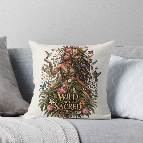 Item preview, Wild and Sacred | Mother Nature Art | Sacred Feminine Nature Illustration designed and sold by 'VARI'.