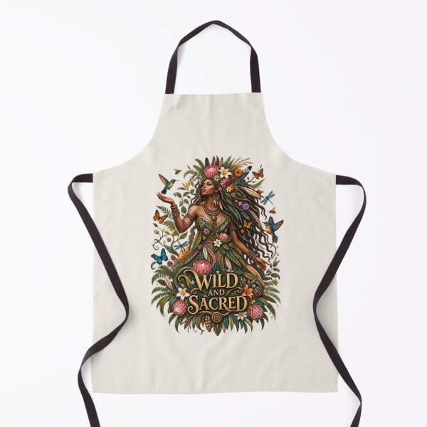 Item preview, Wild and Sacred | Mother Nature Art | Sacred Feminine Nature Illustration designed and sold by 'VARI'.