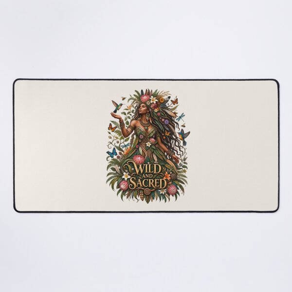 Item preview, Wild and Sacred | Mother Nature Art | Sacred Feminine Nature Illustration designed and sold by 'VARI'.