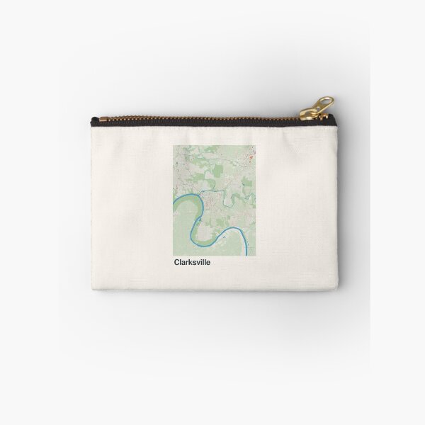 Item preview, Clarksville Minimalistic Map Art designed and sold by MapsNerd.