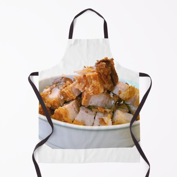 Item preview, Crispy Siew Yuk Roasted Pork Belly Bowl - Cantonese Food Photography designed and sold by Bambledriel.