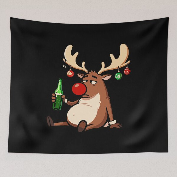 Item preview, Drunken Reindeer Christmas Beer Comic designed and sold by Loona97.