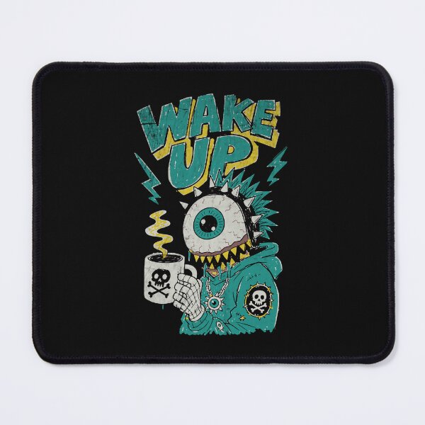 Item preview, Sleepy Eyeball Monster Coffee Punk designed and sold by Studio Bootleg.