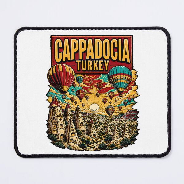 Item preview, Cappadocia Turkey Vintage Travel Tourism designed and sold by TravelersGems.