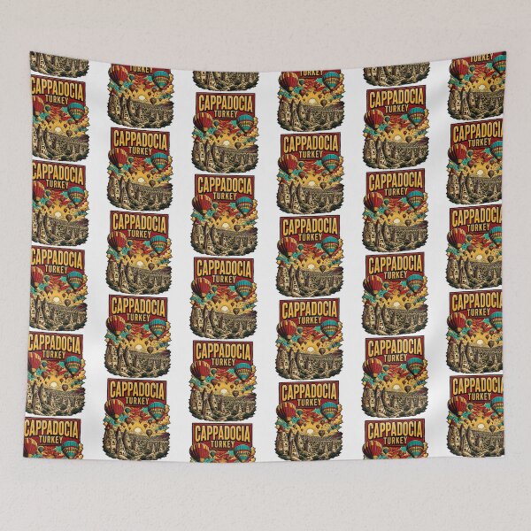 Item preview, Cappadocia Turkey Vintage Travel Tourism designed and sold by TravelersGems.
