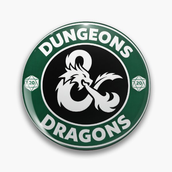 Item preview, Dungeons & Dragons Coffee Parody – D20 Starbucks Logo Graphic Tee designed and sold by Overlord Kingdom.